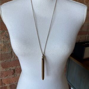 Kate Spade Gold Pen Pendant Necklace (Joan from Mad Men)